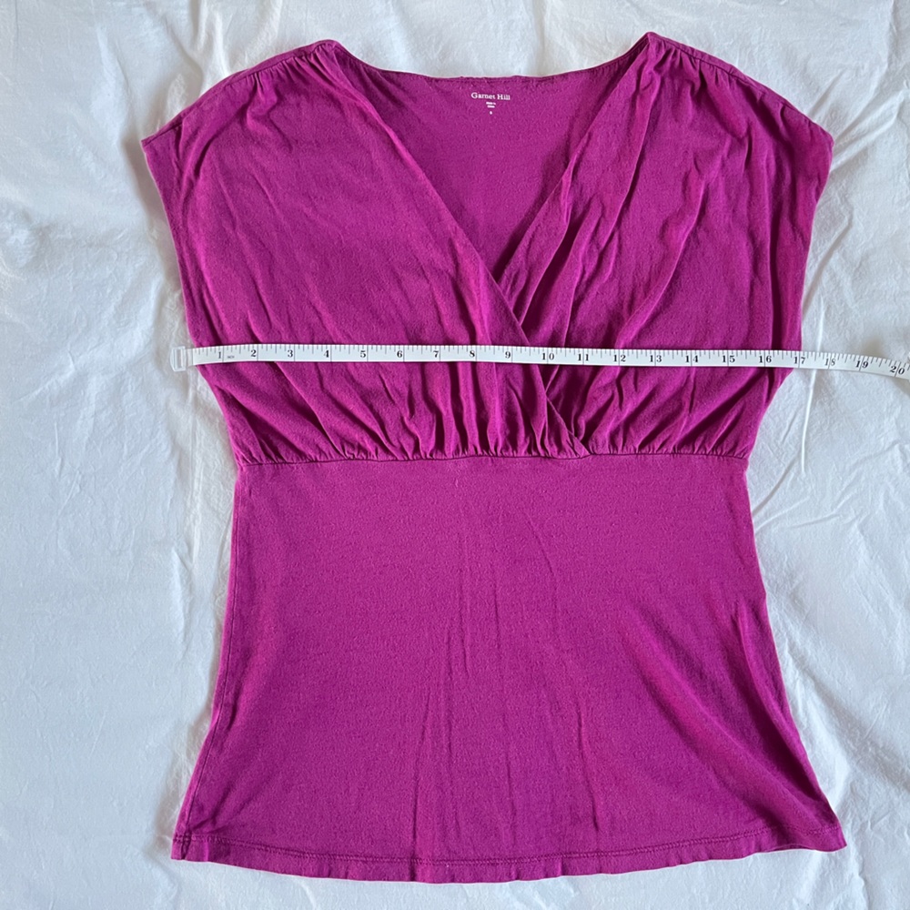 Garnet Hill ‘Goddess’ Knit Crossover Top